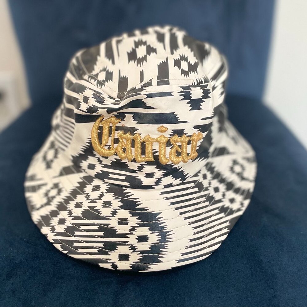 Caviar Zebra Bucket Hat- Collection stitch